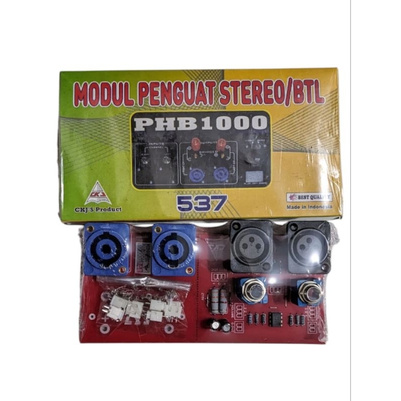 Kit Panel Belakang Box Power/ Modul penguat stereo BTL CKJ 537