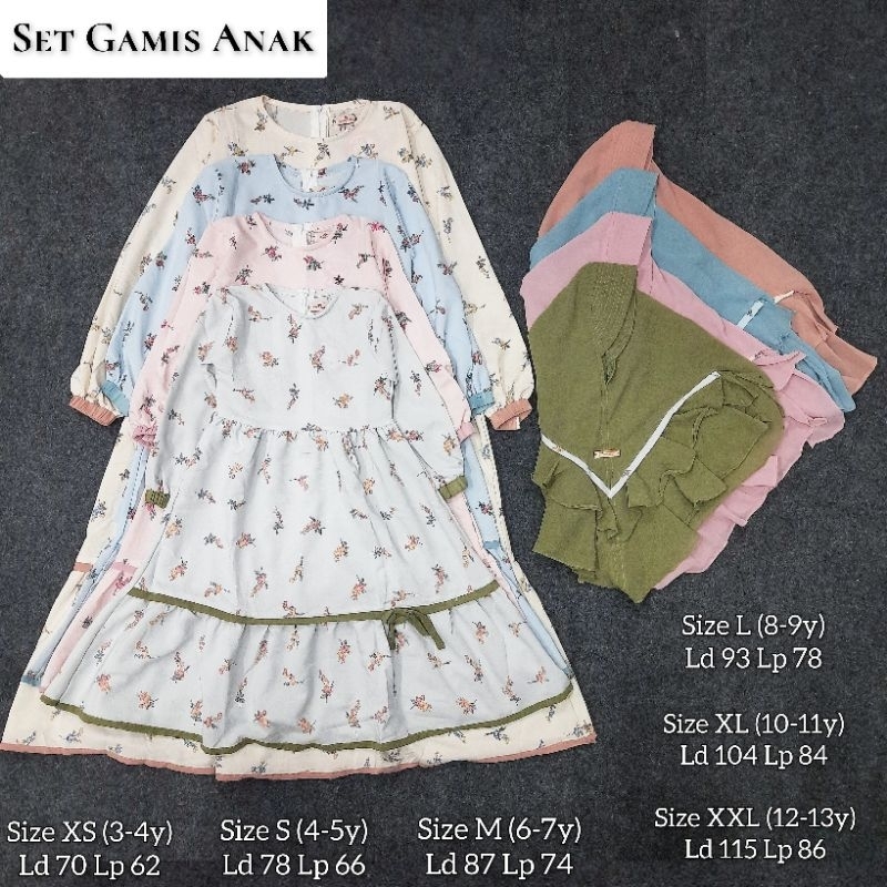 Set gamis anak Nafisa