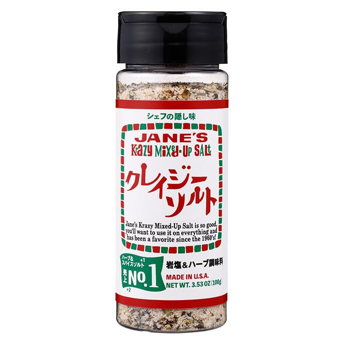 

Janes Krazy Mixed Up Salt Seasoning All Purpose Bumbu Tabur Garam USA 100gr