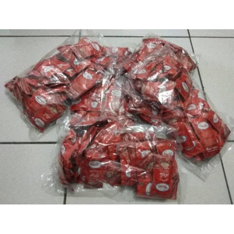 

Saus Sambalnya/tomat Asli sasa sachet isi 48 x 8 gram