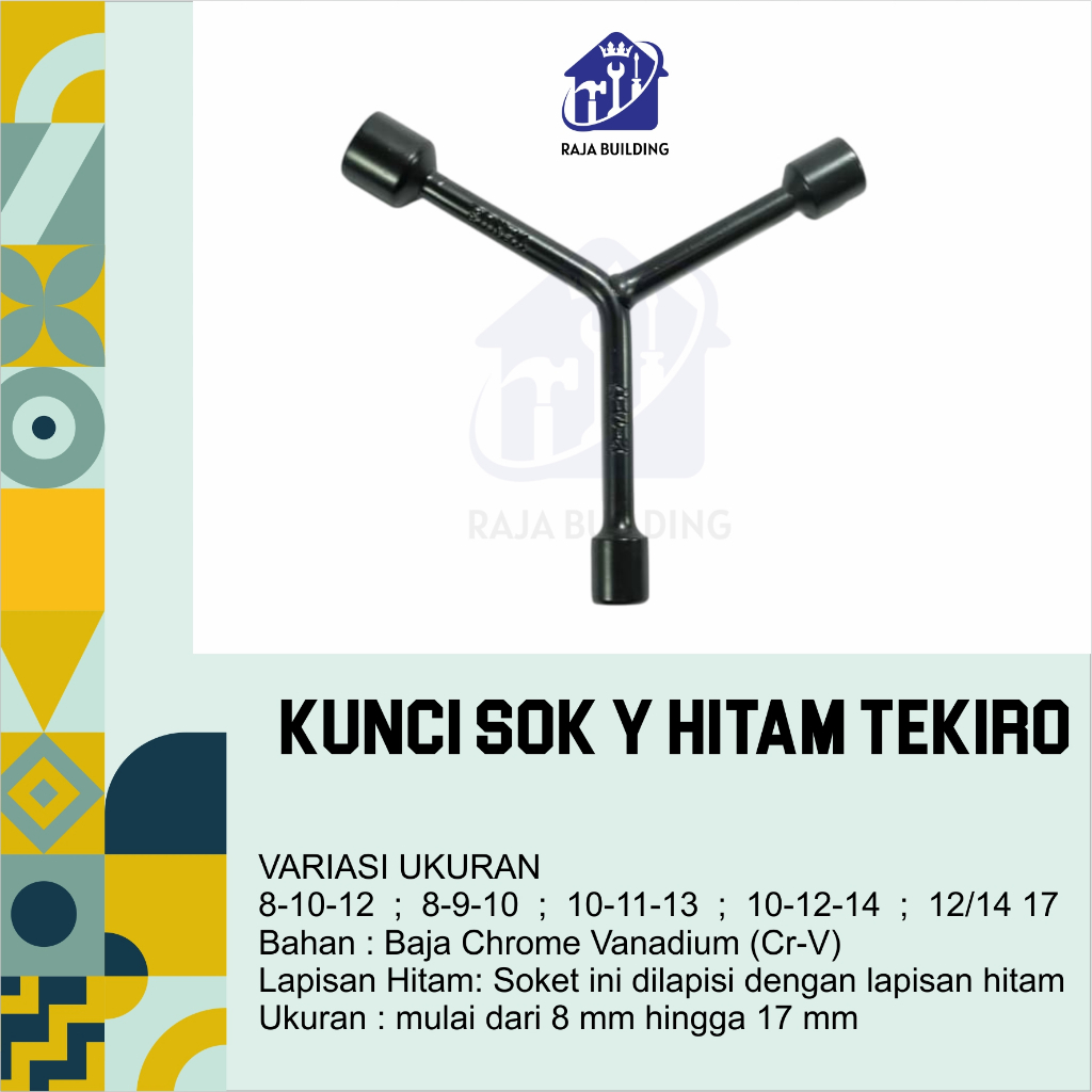 KUNCI SOK Y TEKIRO / KUNCI SOK Y HITAM TEKIRO / KUNCI SOK TEKIRO / KUNCI PAS Y TEKIRO / KUNCI SOK Y 