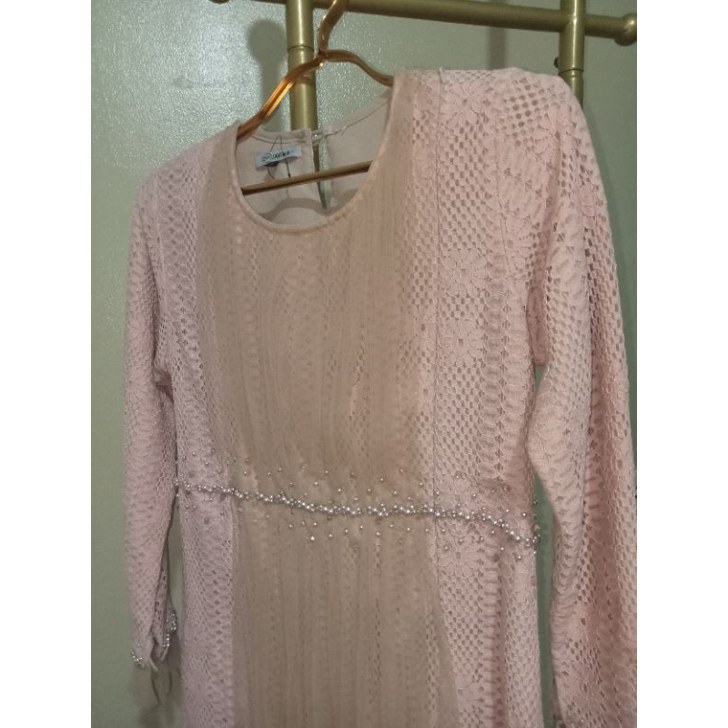 (Preloved) TURUN HARGA Dress Javina/Dress lebaran/Dress kondangan