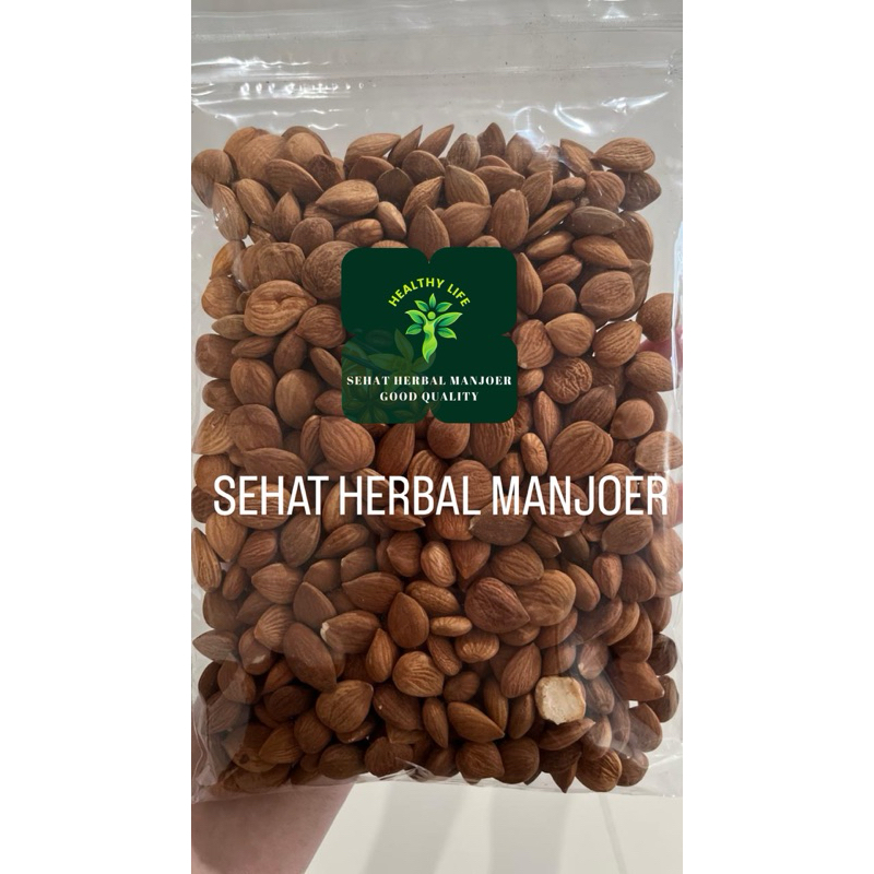 

Bai Xing Ren / Bei Xing Ren / Apricot Seed Bitter Apricot Kernal Fresh Original masih ada kulit 250gr