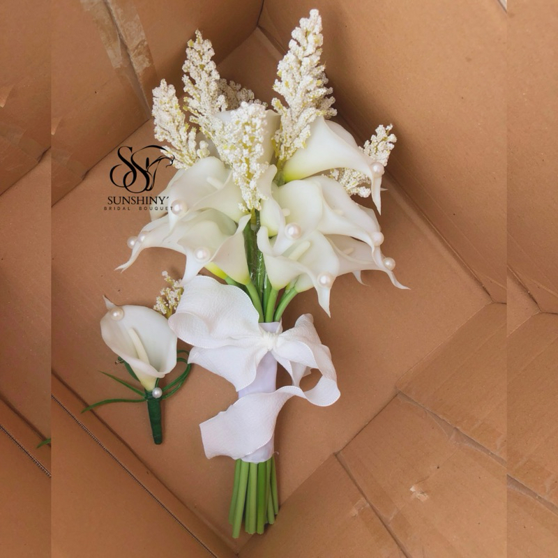 Handbouquet Cala Lily Tercantik