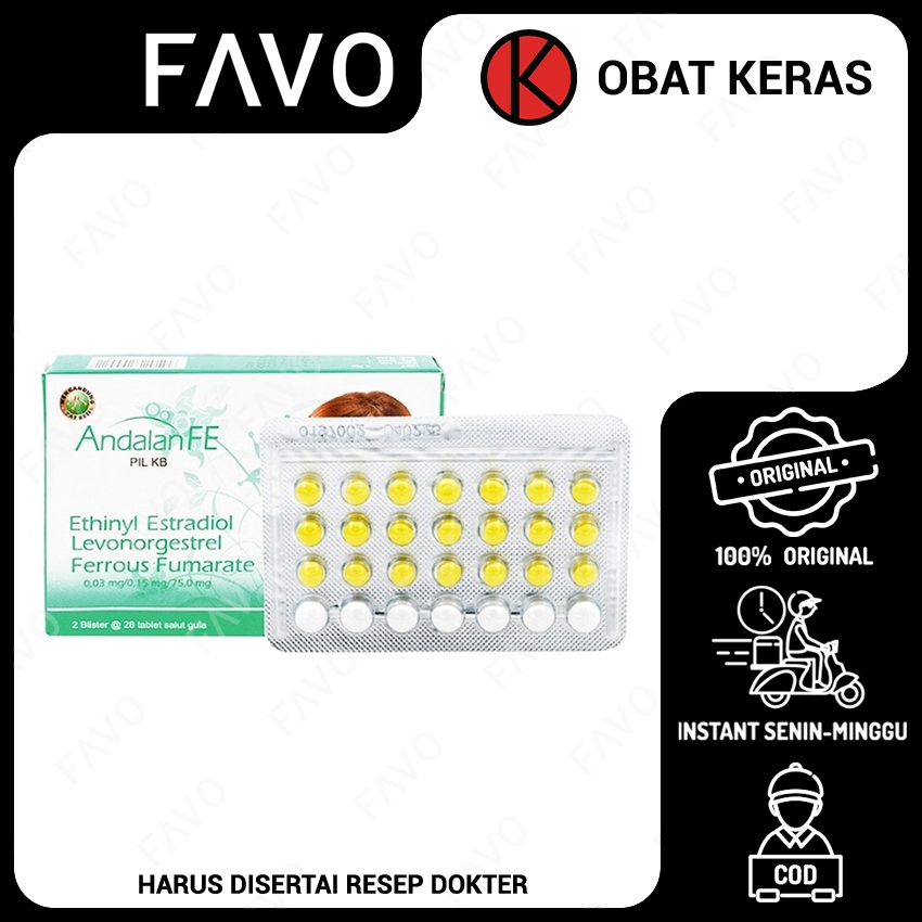 Andalan Pil KB FE - 28 Tablet