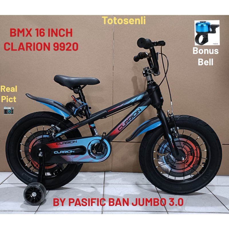 sepeda anak laki bmx 16 inch clarion 9920KT -bmx 16 inch clarion 8505 BY PASIFIC