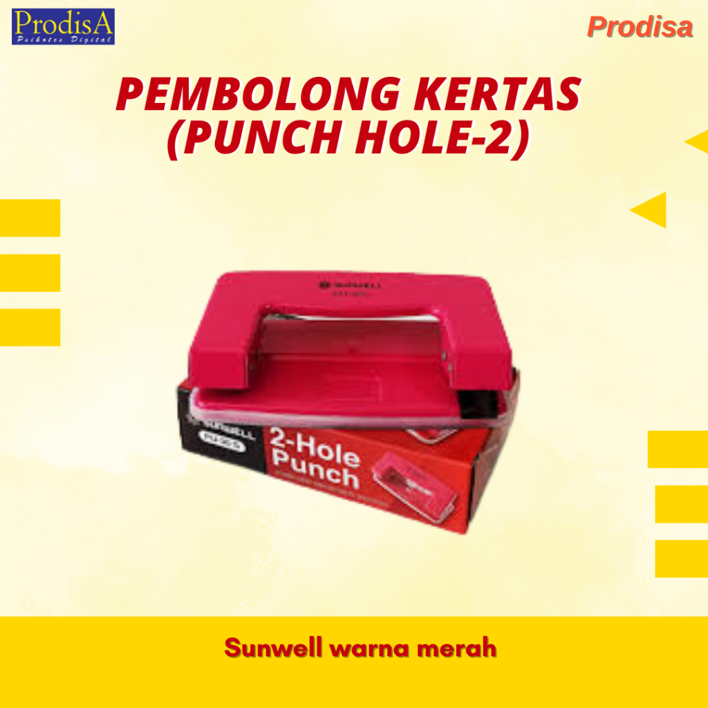 

PEMBOLONG KERTAS (PUNCH HOLE-2) SUNWELL