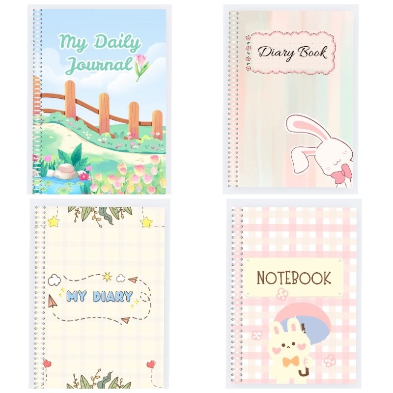 

Diary Notebook Journal A5 Aesthetic Custom Nama