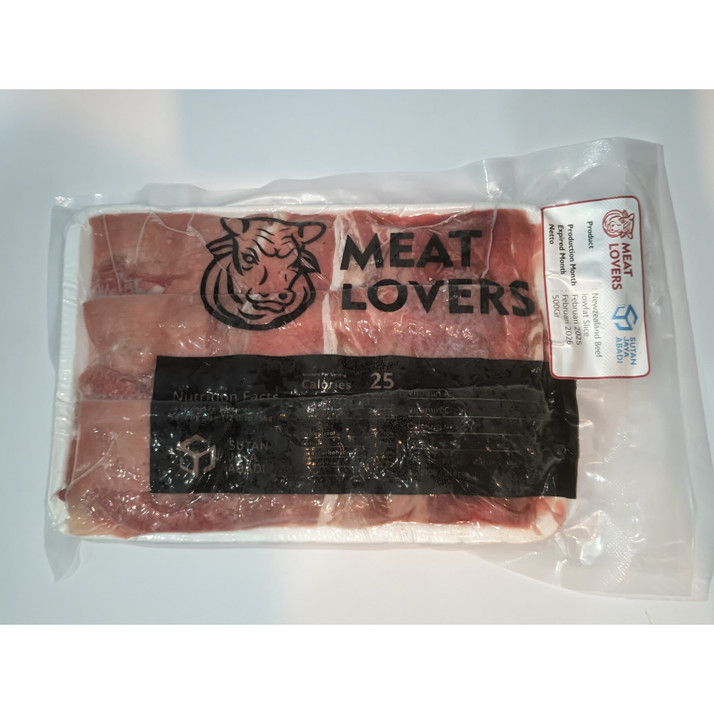 

Beef Slice Low Fat / Daging Slice / Sukiyaki / BBQ / Daging Sidoarjo