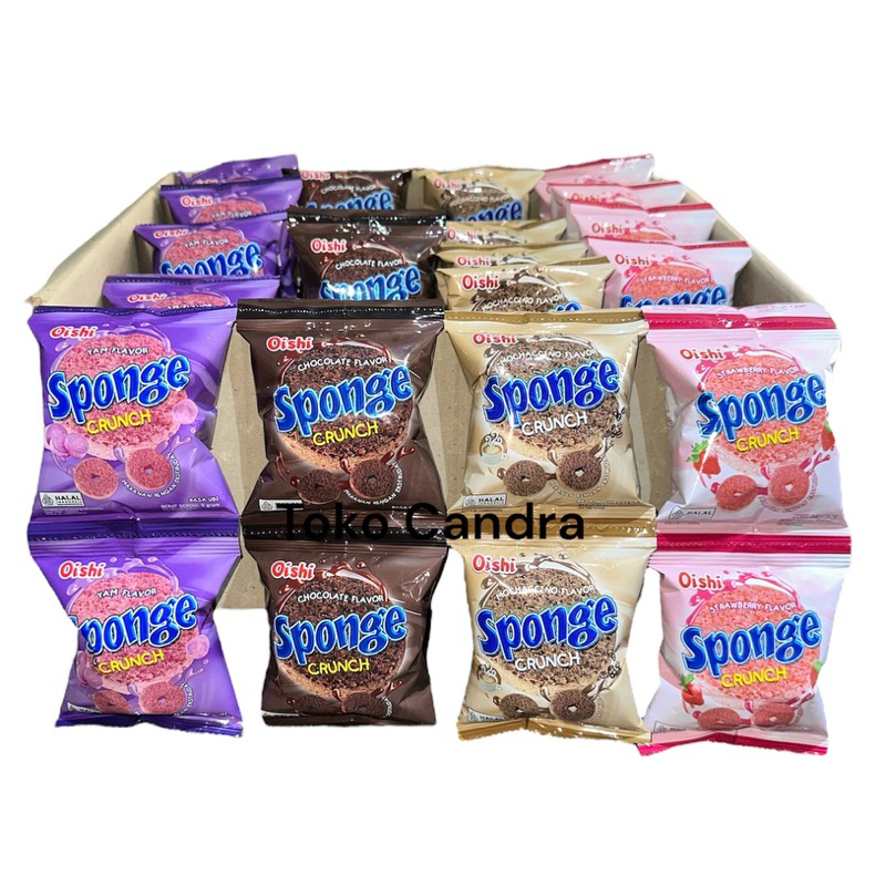 

1 DUS MIX OISHI SPONGE / 9gr / 80pcs (10pcs per 1renceng)