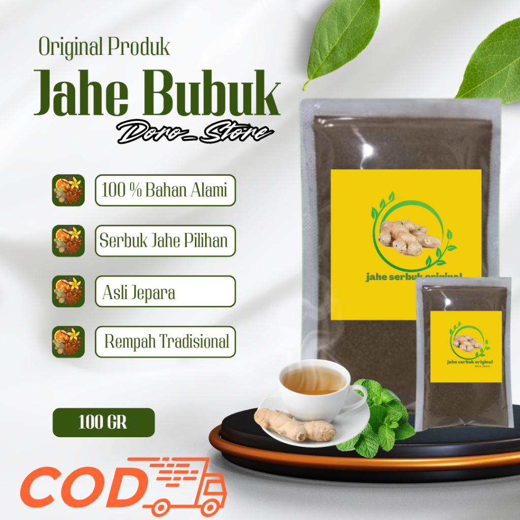 

JAHE BUBUK 100 GR ( BISA COD )