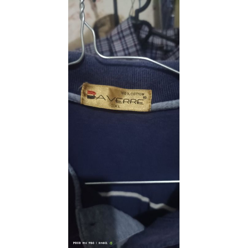 kaos baverre salur navy