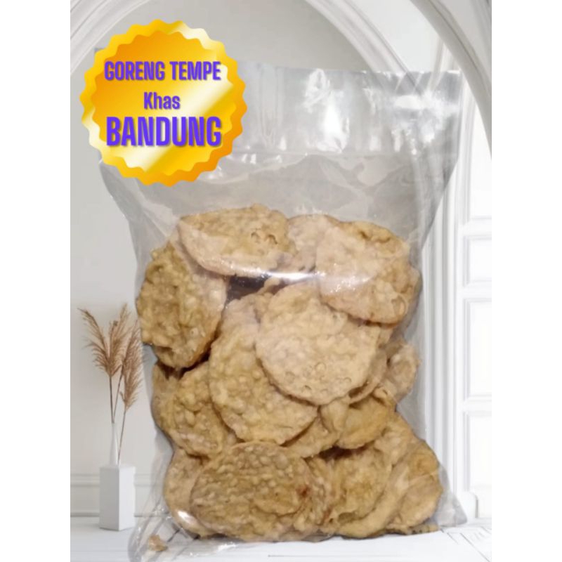 

Goreng Tempe Keripik Tempe Khas Bandung Tempe goreng 500gr