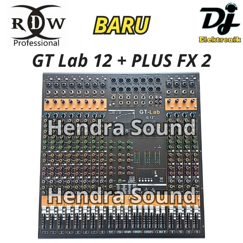 GT LAB GT LAB 12 / GT12 FX² - Mixer Analog (12 channel) RDW