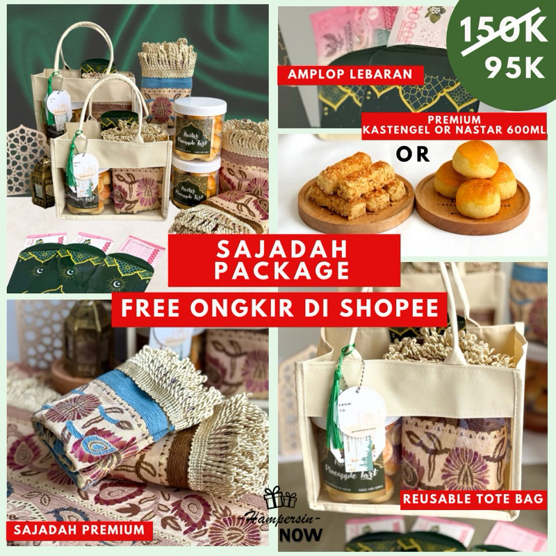 

Hampers Lebaran Idul Fitri Ramadhan 2025 Murah| Sajadah Package| Parcel Lebaran |Hampers Kue Kering