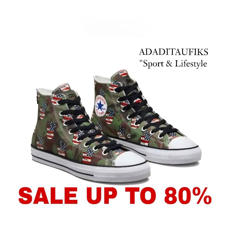 Sepatu Converse CT Allstar HI Camo Peace A02413C