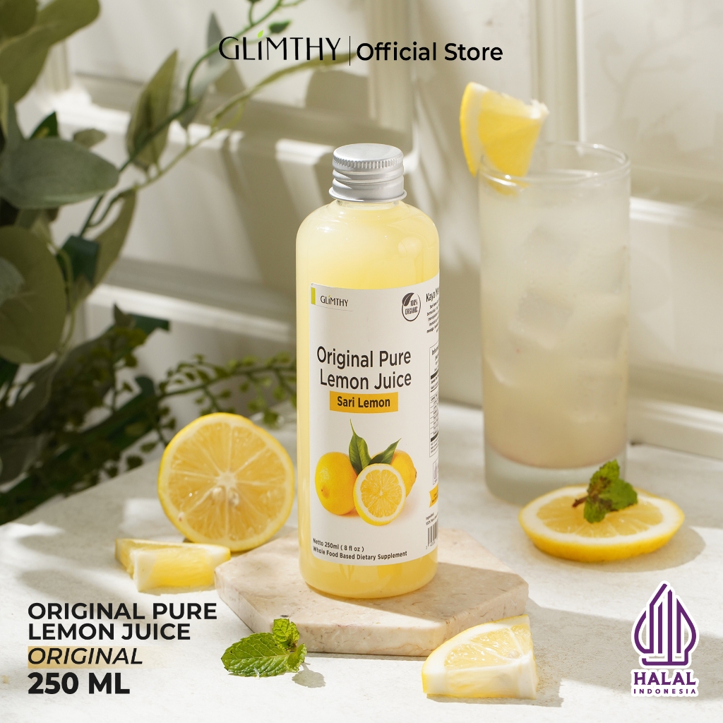 

Glimthy Extra Sari Lemon Murni - Minuman Diet 100% Sari Lemon Alami
