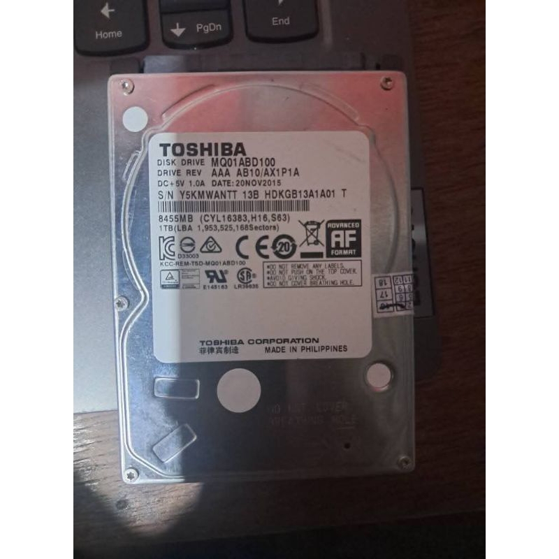 Hardisk HDD 2.5 Laptop PC 1 TB Sentinel 100% SIAP PAKAI SATA