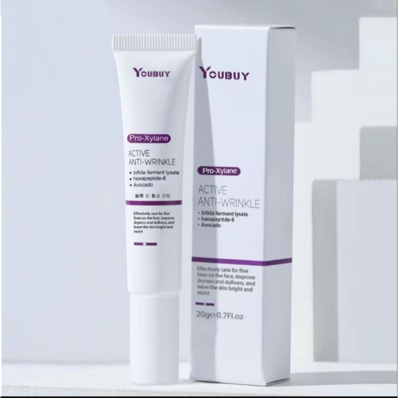 YOUBUY PRO-Xylane Hexapeptide active anti Wrinkle smooth skin anti aging 20Gr original YOUBUY CREAM 