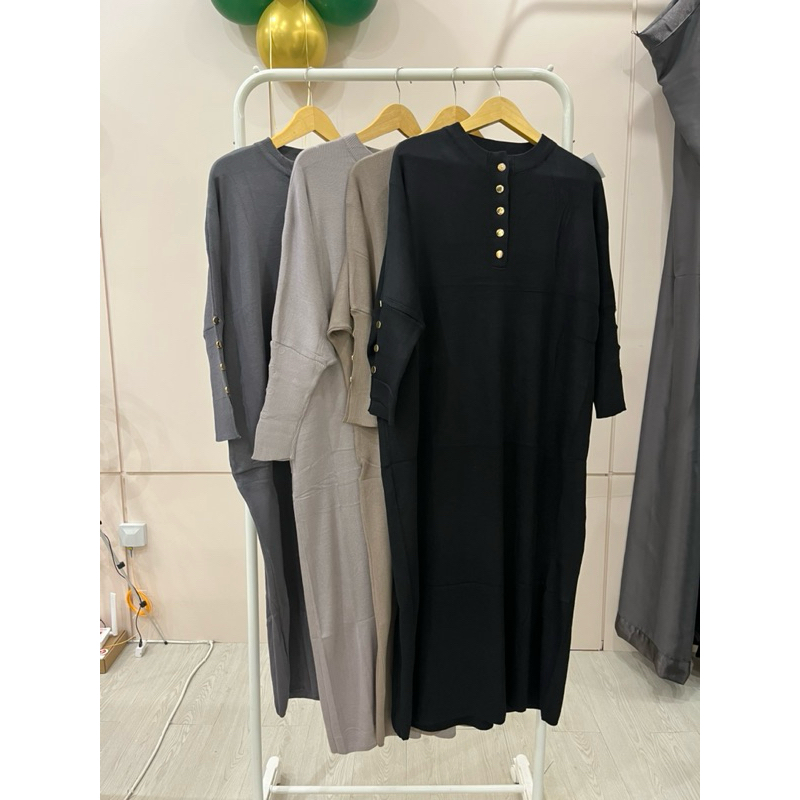 LB 0141 - Dress Knit / Gamis Rajut Premium Import