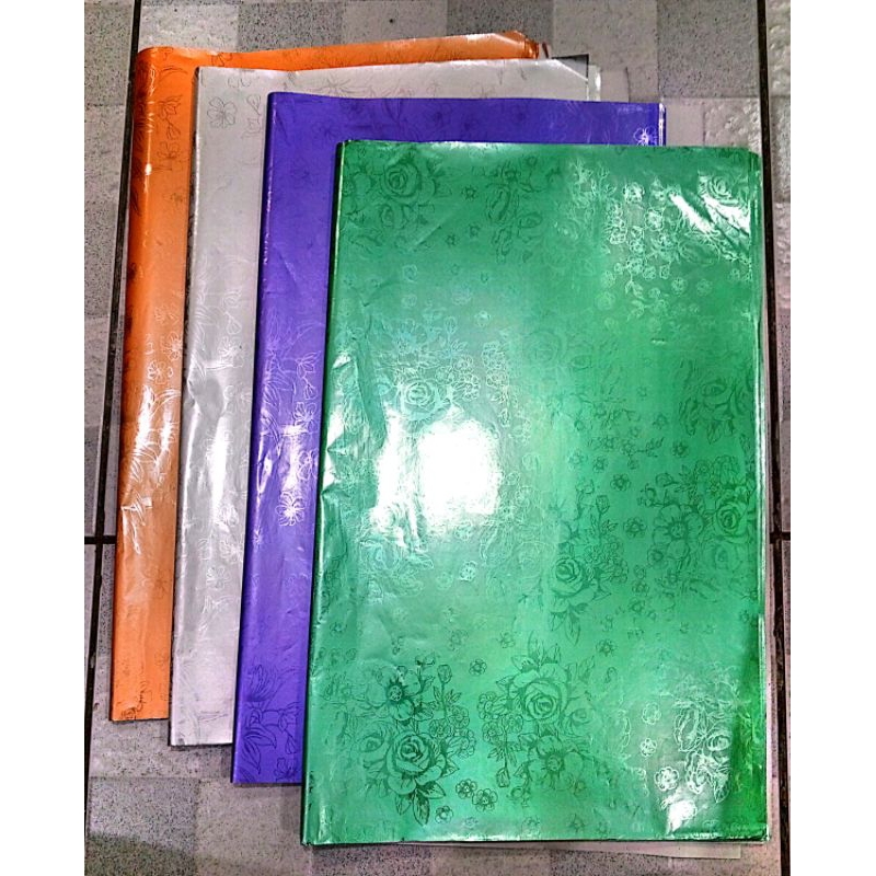 

kertas kado motif bunga murah @10lembar