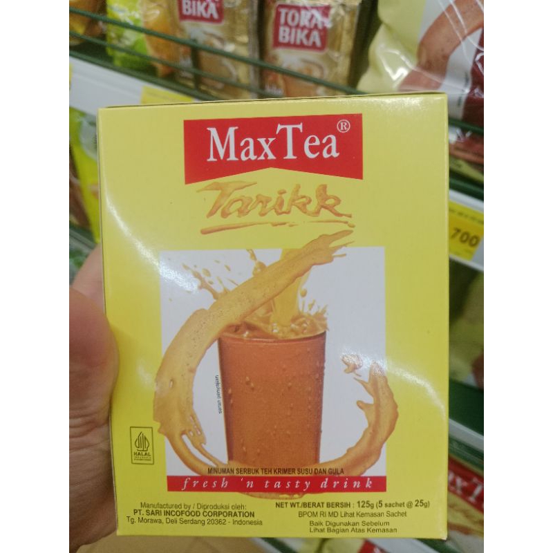 

Max Tea Tarik isi 5 Sachet