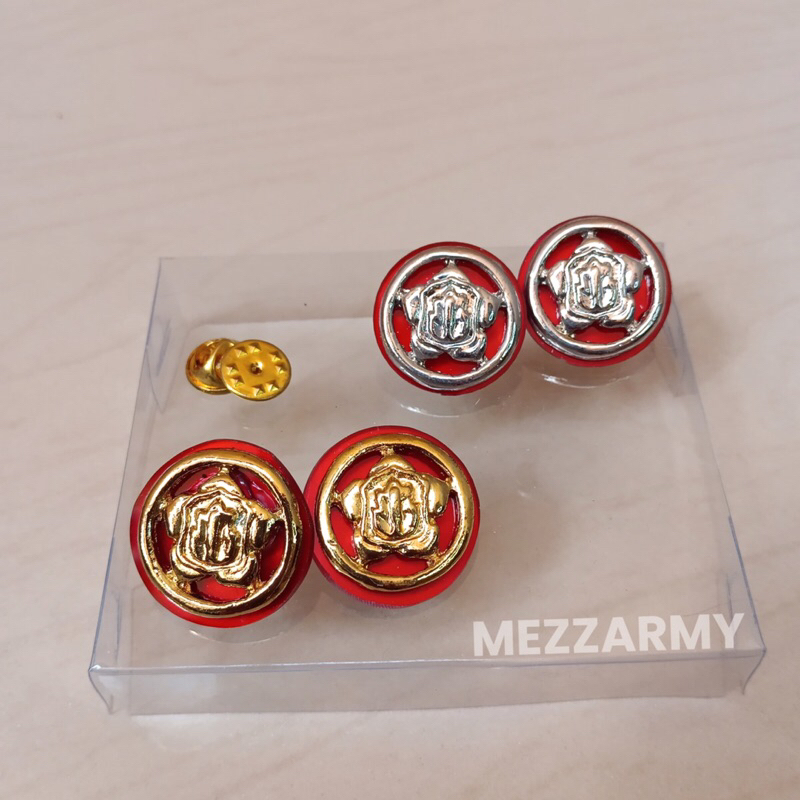 PIN KERAH BAJU SATPAM MIRROR AKRILIC