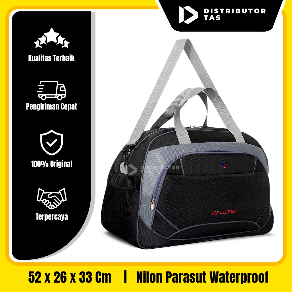 Tas Pakaian Travel Bag 50Litter Tas Jinjing Pria/Wanita Top Leader Jumbo Original Import-DISTRIBUTOR
