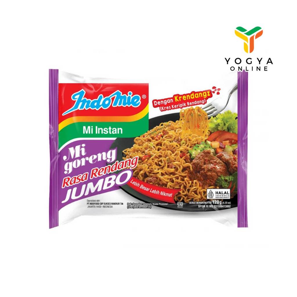 

Indomie Goreng Rendang Jumbo 120Gr