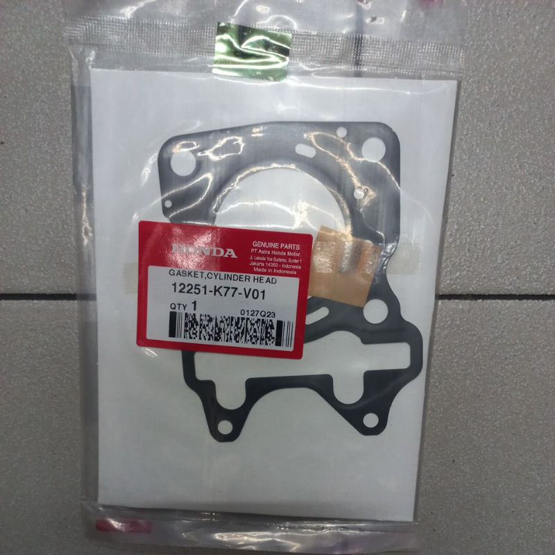 12251K77V01 – GASKET CYLINDER HEAD, PAKING ATAS, PAKING HEAD, PAKING KOP, GASKET HEAD VARIO 125 NEW 