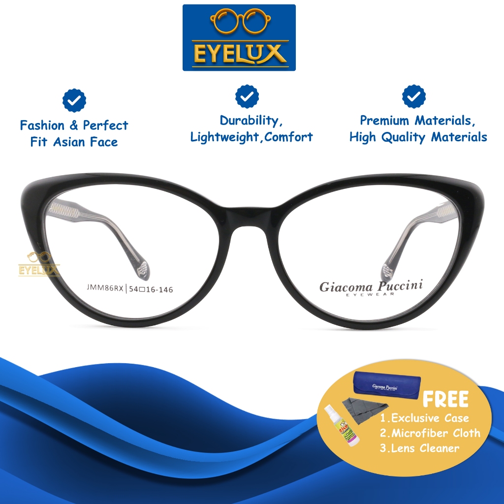 Giacoma Puccini Eyewear / GP JMM-86RX / 54-16-146 / Frame Kacamata Giacoma Puccini ORIGINAL