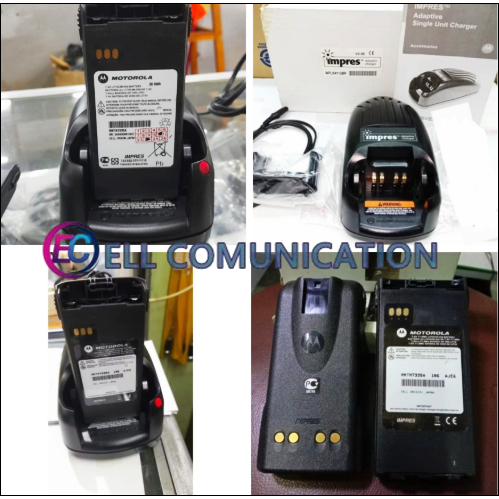 PAKET CHARGER HT MOTOROLA XTS2500 XTS 2500 PLUS BATREI MOTOROLA XTS2500 ORIGINAL