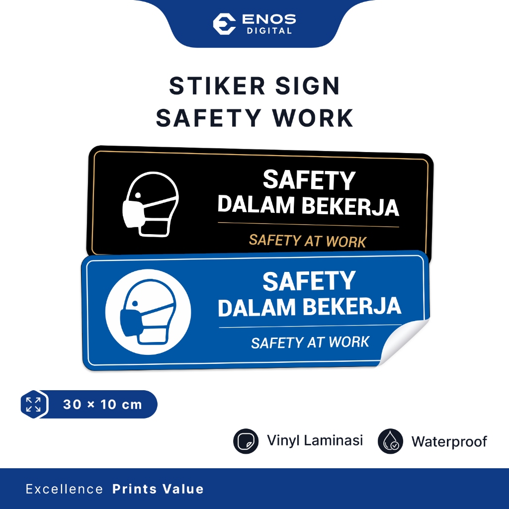 

Stiker Himbauan Keselamatan Dalam Bekerja Stiker Safety At Work