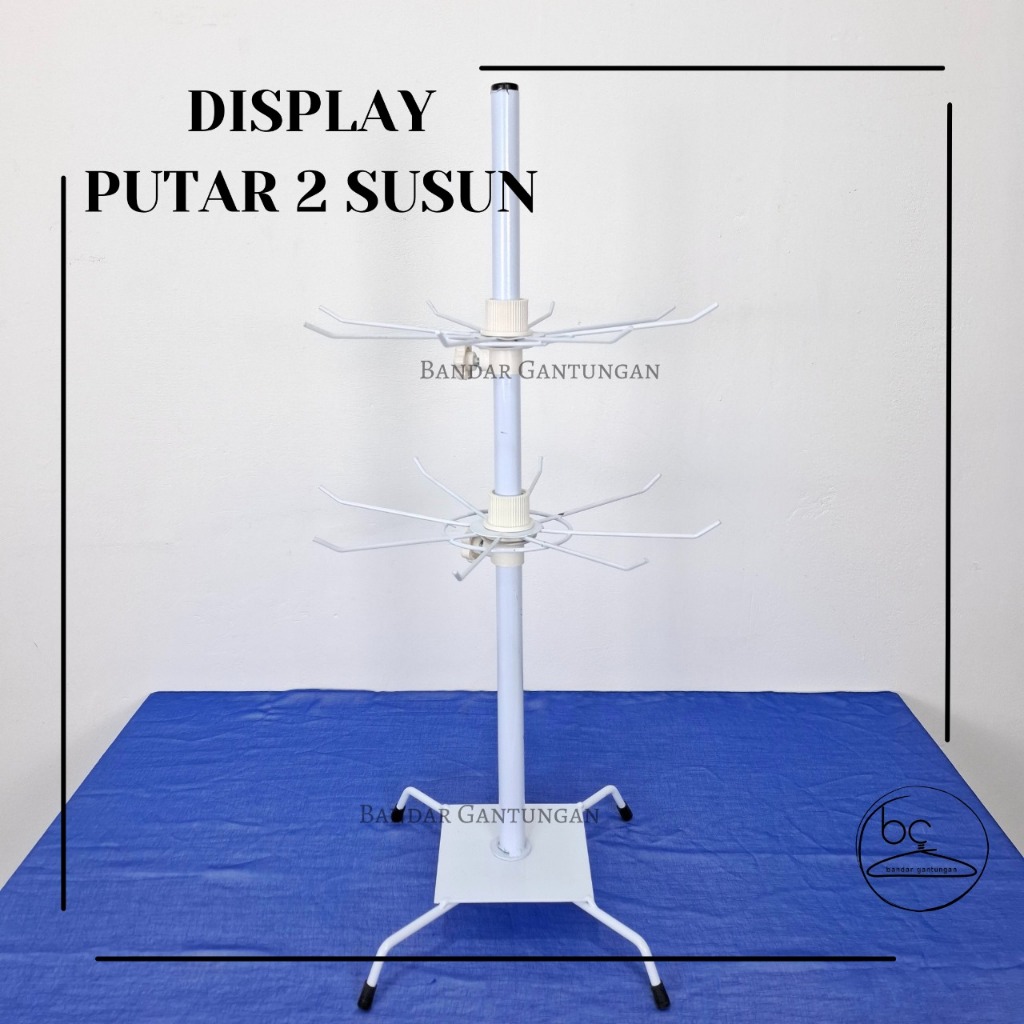 Gantungan Putar Matahari 2 Tingkat Besar/Display Aksesoris Hp Kalung Gantungan Masker/Ram Putar(BH)