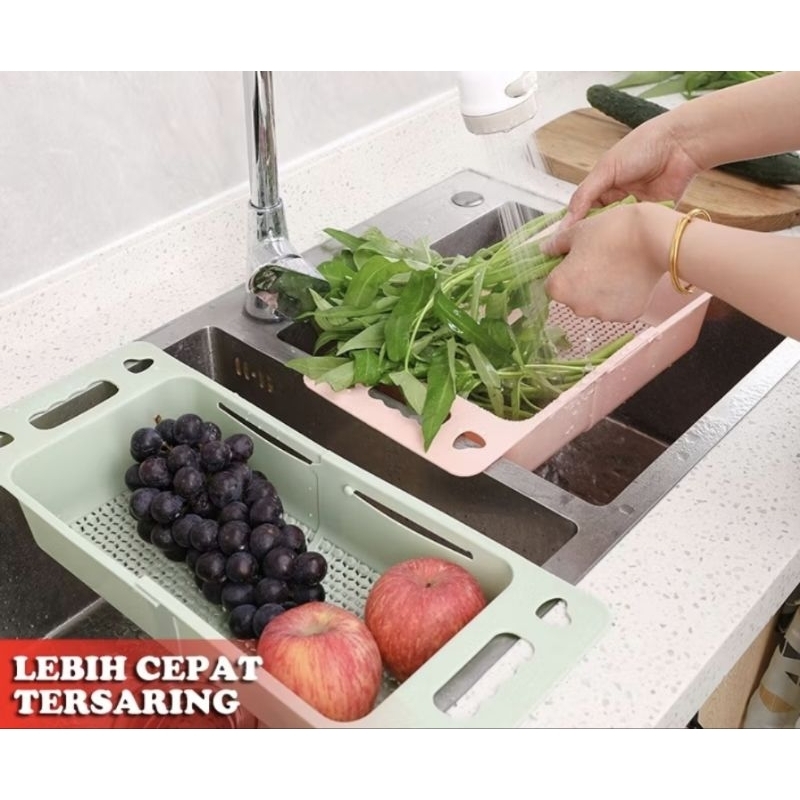 keranjang wastafel // keranjang tirisan tiris saringan cuci sayur buah piring wastafel