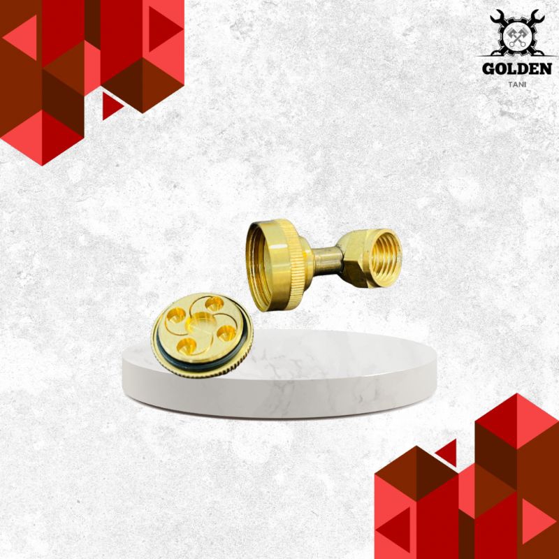 Nozzle Kuningan Lubang 4 Sprayer Elektrik