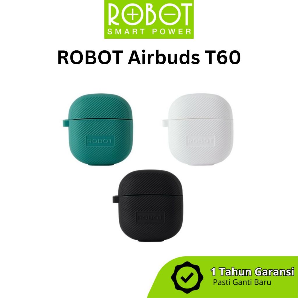 ROBOT Airbuds T60 Liquid Silicone Case Pelindung Case TWS
