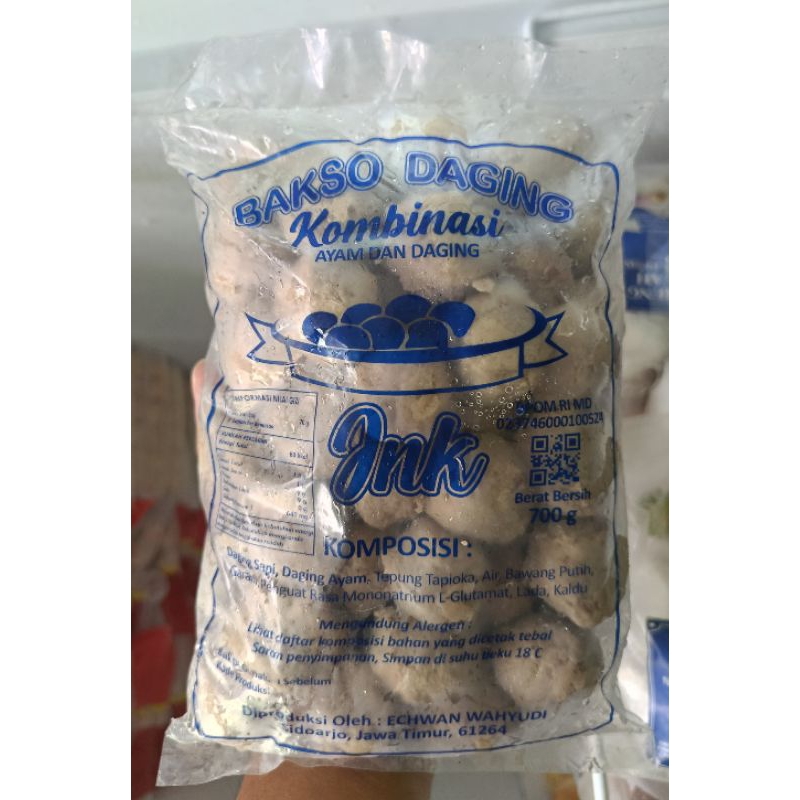 

PENTOL BAKSO DAGING INK BERAT 700GR