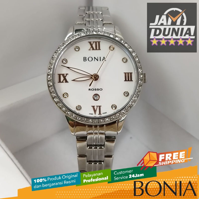 JAM BONIA ORIGINAL - BONIA BNB10283 2313S ROSSO BNB 10283 2313 BNB10283-2313S JAM TANGAN WANITA CT S