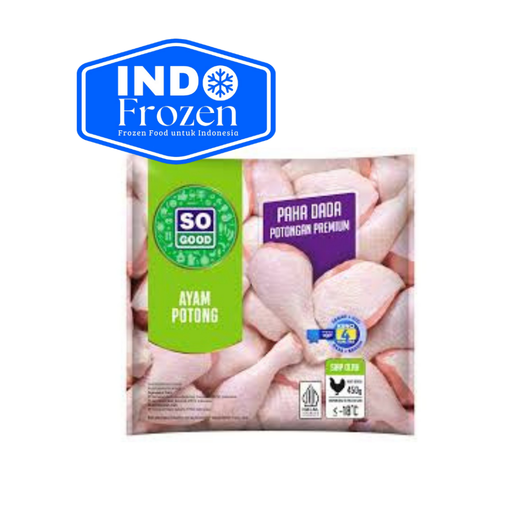

SO GOOD PAHA DAN DADA 450GR/ DAGING AYAM POTONG BEKU