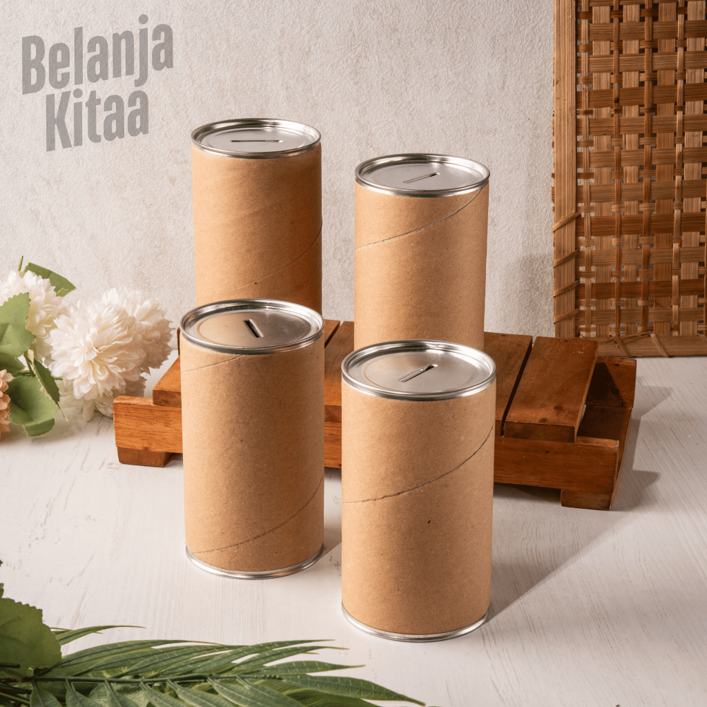 Celengan Polos Paper Core Small Tanpa Stiker