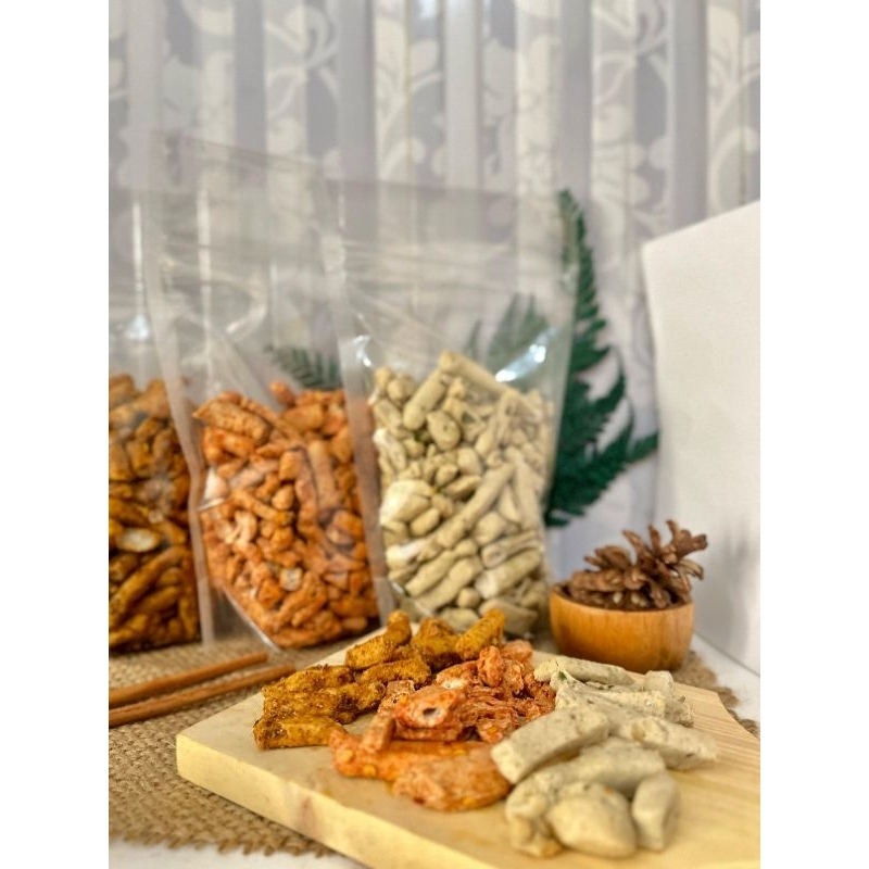 

Basreng Pedas Daun Jeruk Original balado pedas 250gr bakso goreng