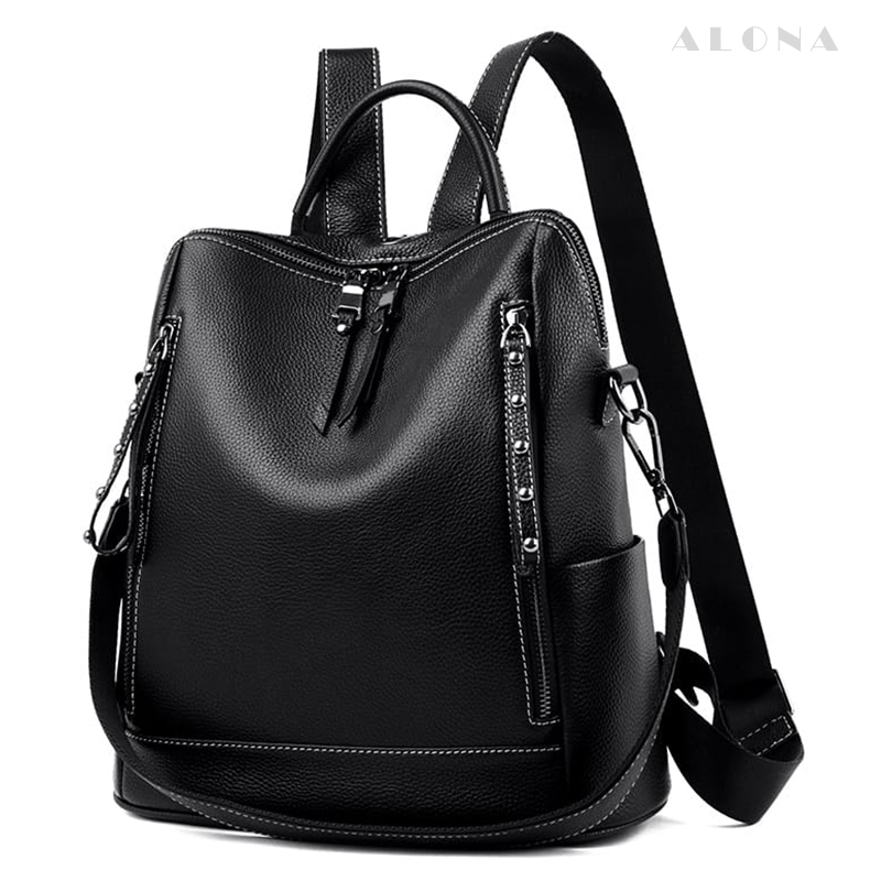 Tas Ransel Backpack Gendong Multifungsi kulit Wanita Cewek Remaja Dewasa Kanvas Sekolah Fashion