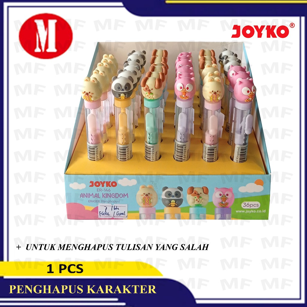 

Joyko Penghapus Karakter Eraser Animal Kingdom