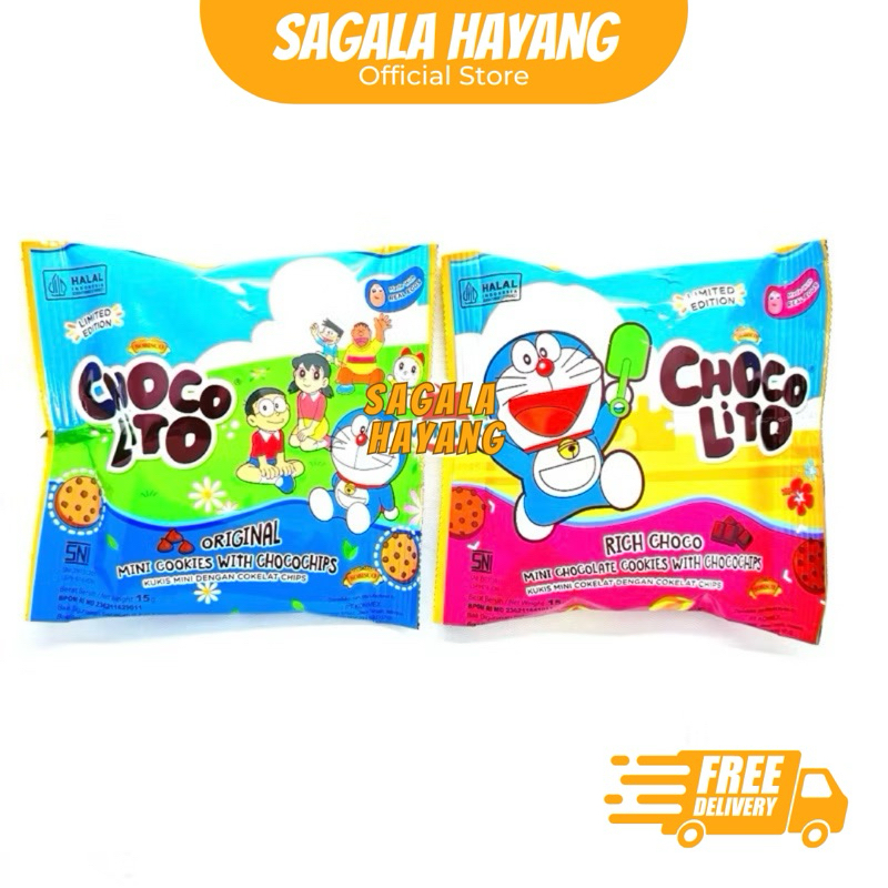 

( SAGALA HAYANG ) Choco Lito Doraemon -15gram
