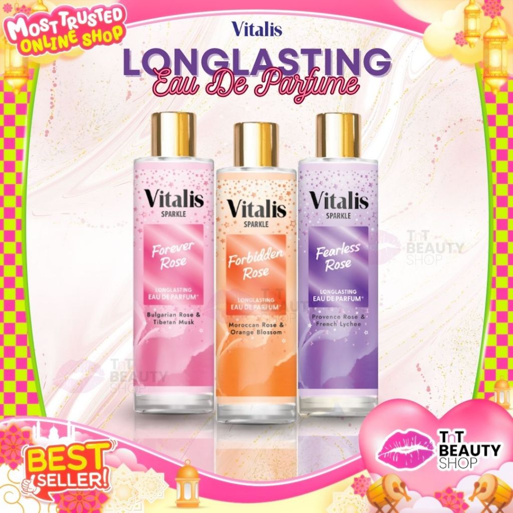 Vitalis Eau De Parfum Sparkle Rose 100ml | TnT Beauty Shop