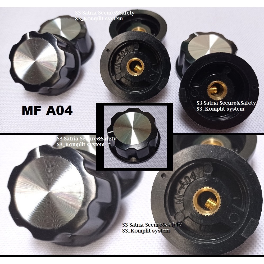 A 04 tutup 35mm MF A04 Knop Potensio Blimbing 3.5cm 3.5 cm 35 mm putar belimbing Knob Baut kenop Mon