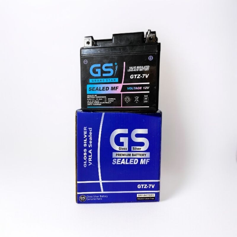 aki motor GS tipe Gtz-7v untuk motor nmax lexi ninja scorpio scoopy