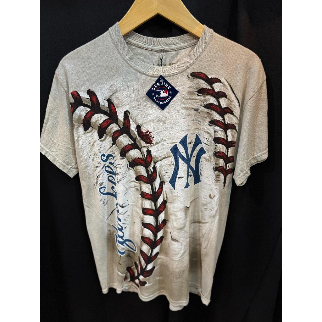 T Shirt Official MLB NEWYORK YANKEES HARDBALL Liquid blue