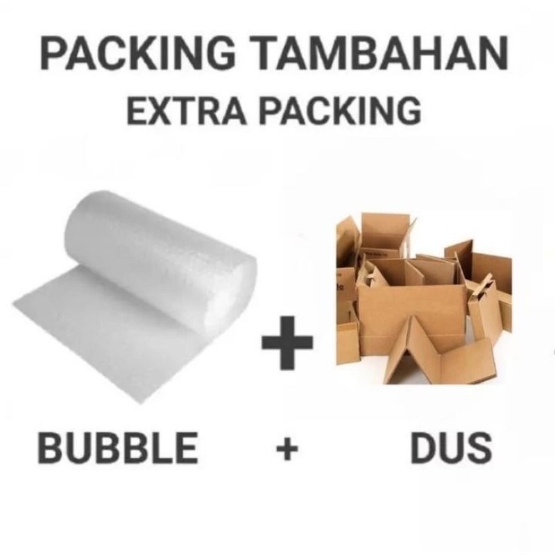 

Buble Wrap+Dus Tambahan | WAJIB PENGIRIMAN KE LUAR SULAWESI